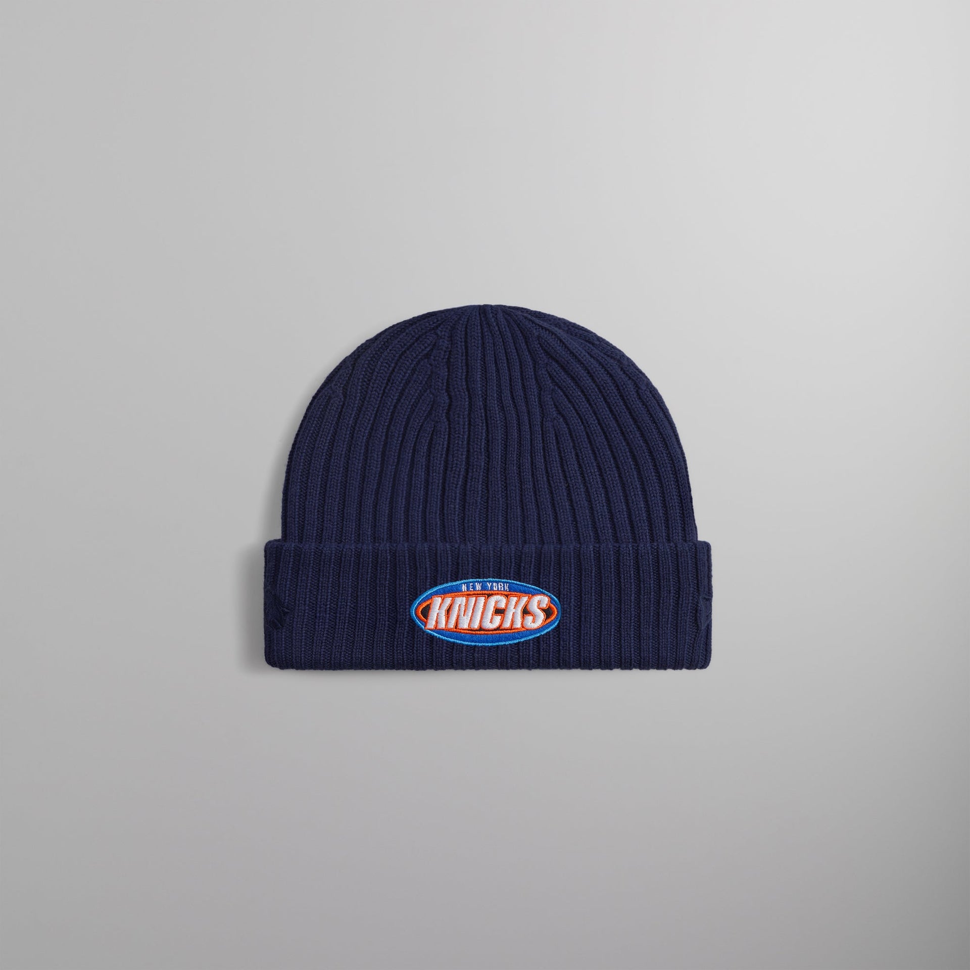 Kith & New Era for the New York Knicks Logo Beanie - Nocturnal