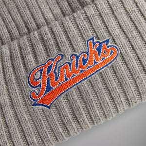 Kith for the New York Knicks Court Vision Beanie - Light Heather Grey