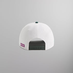 Batman | Kith Joker Twill Low Pinch Crown Snapback - White PH