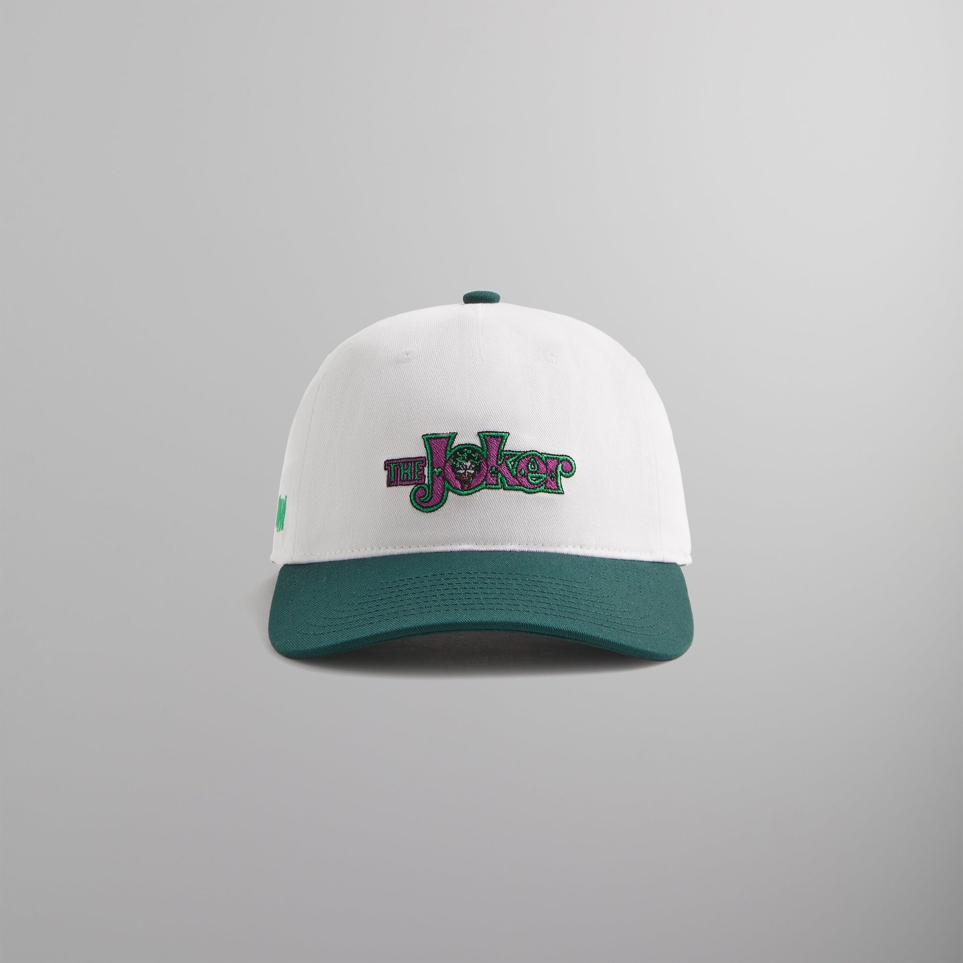 Batman | Kith Joker Twill Low Pinch Crown Snapback - White PH