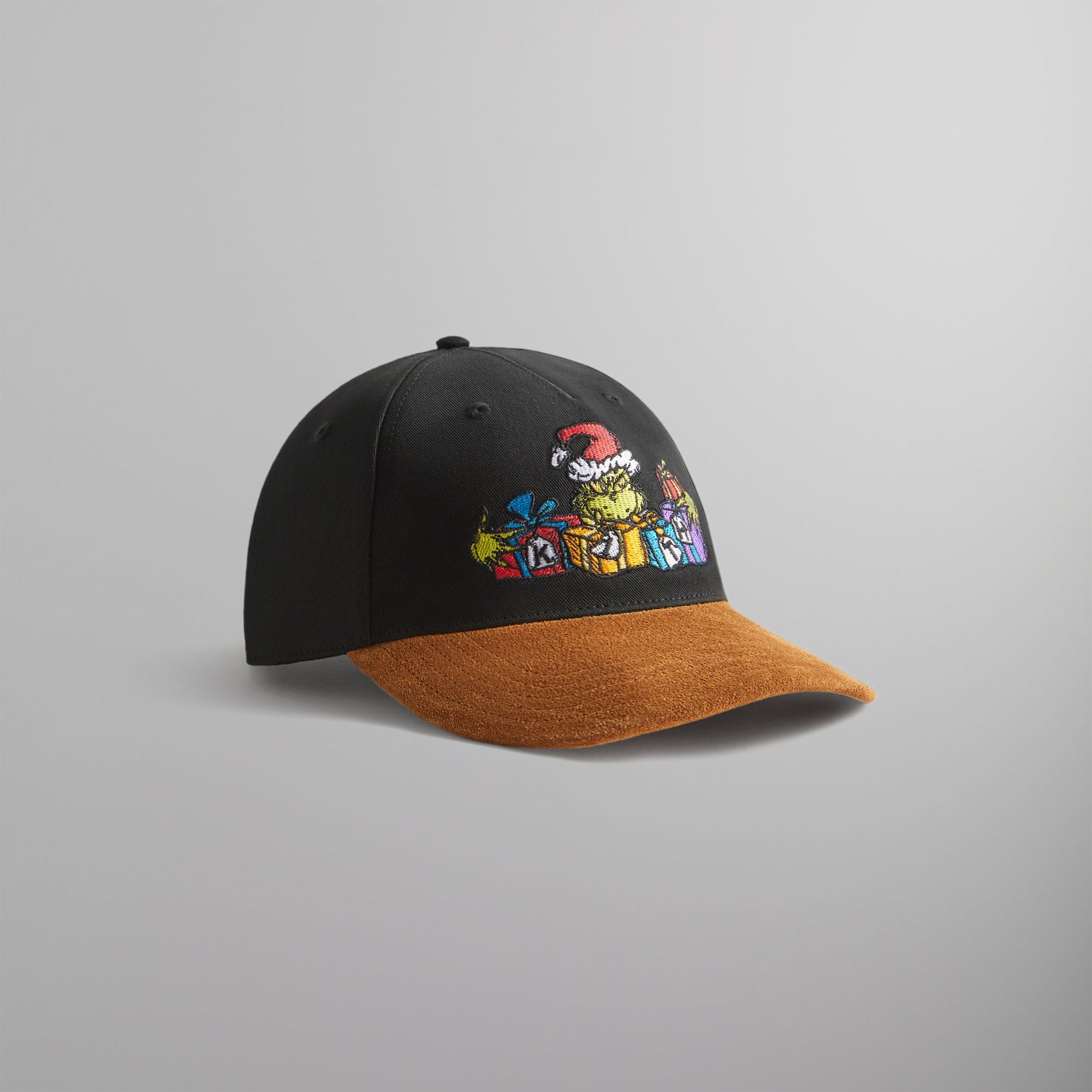 Kith for The Grinch Bay Low Pinch Crown Snapback - Black