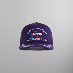 Kith for BMW M Nolan Trucker Hat - Techno Violet