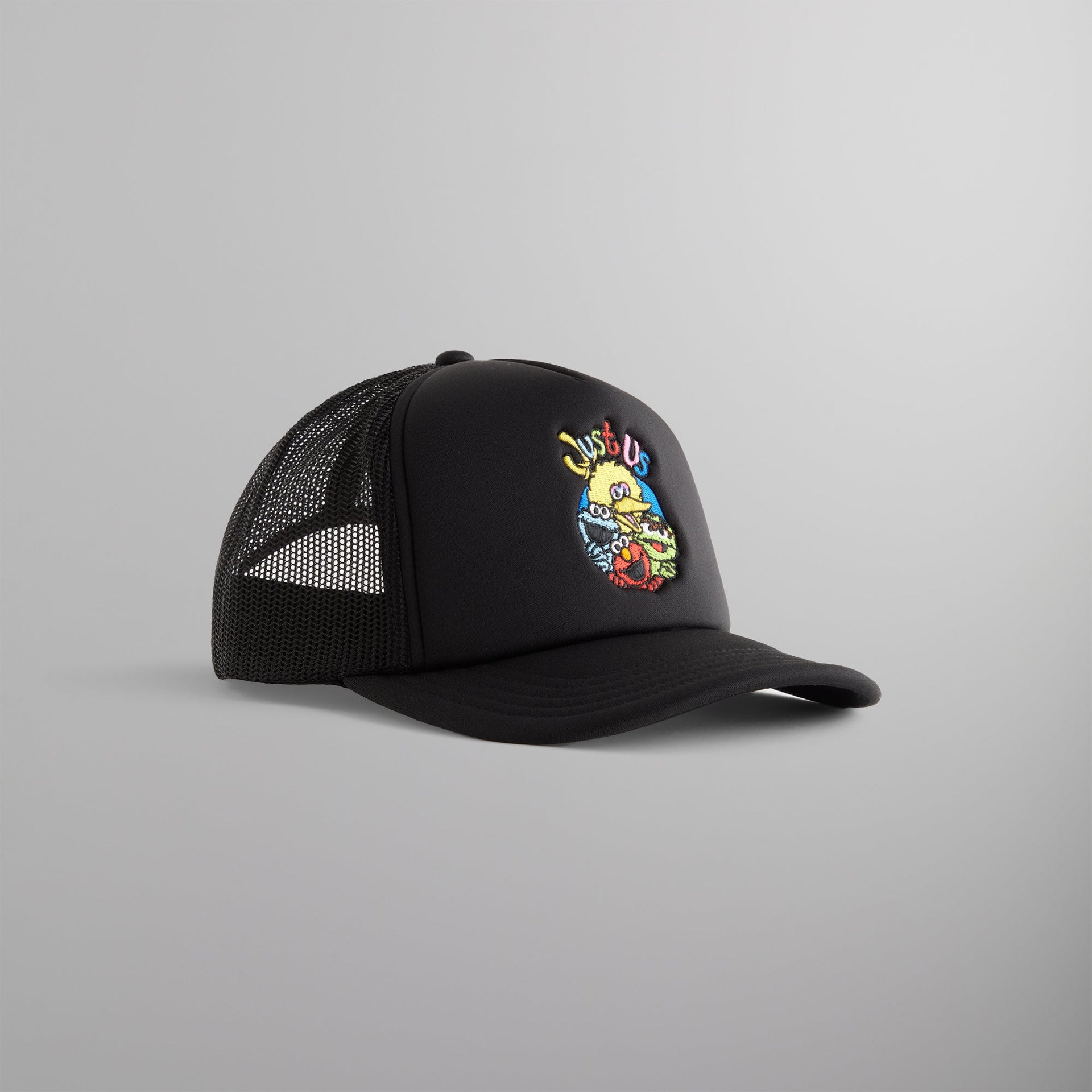 Kith for Sesame Street Just Us Nolan Trucker Hat - Black