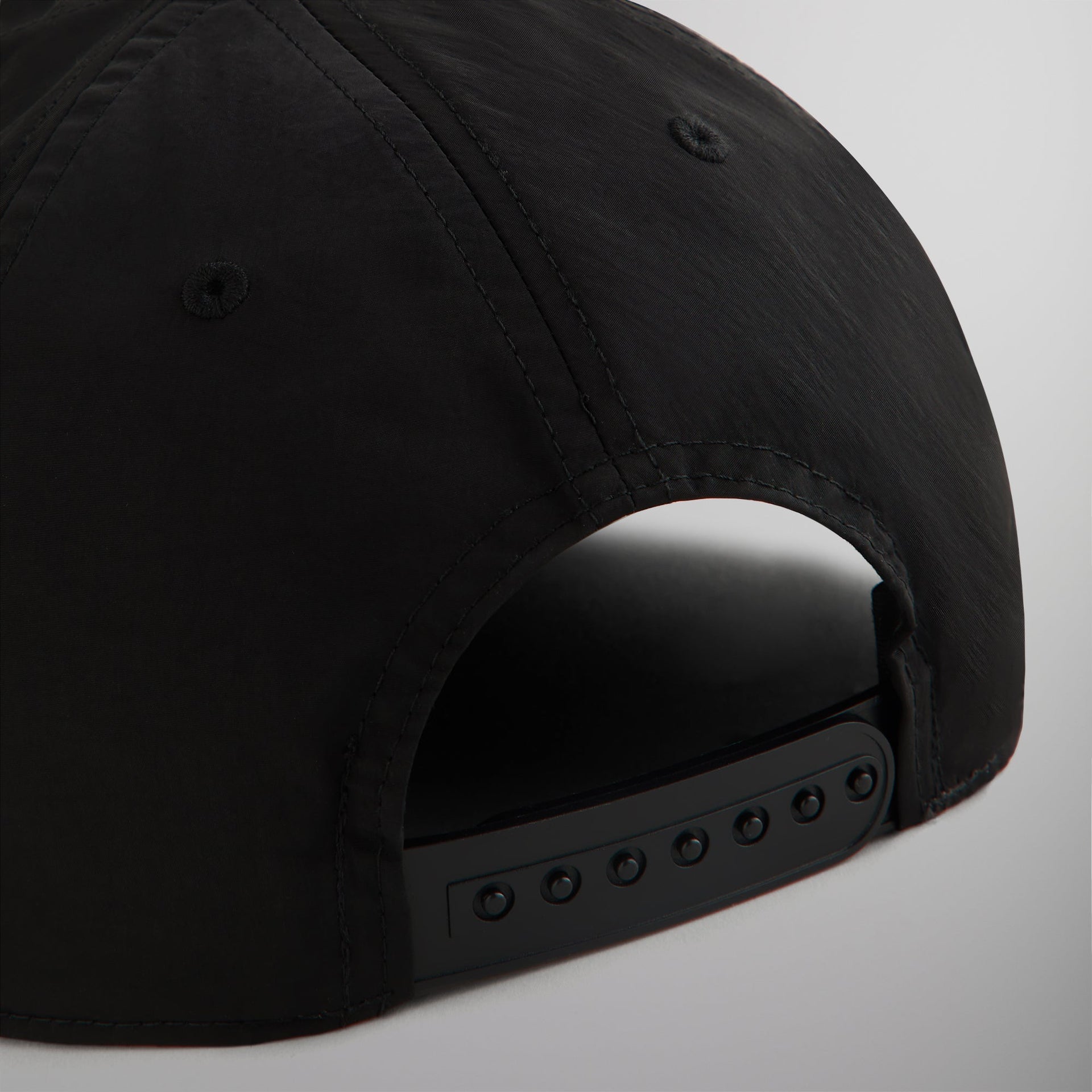 Kith Wrinkle Nylon Bay Low Pinch Crown Cap - Black