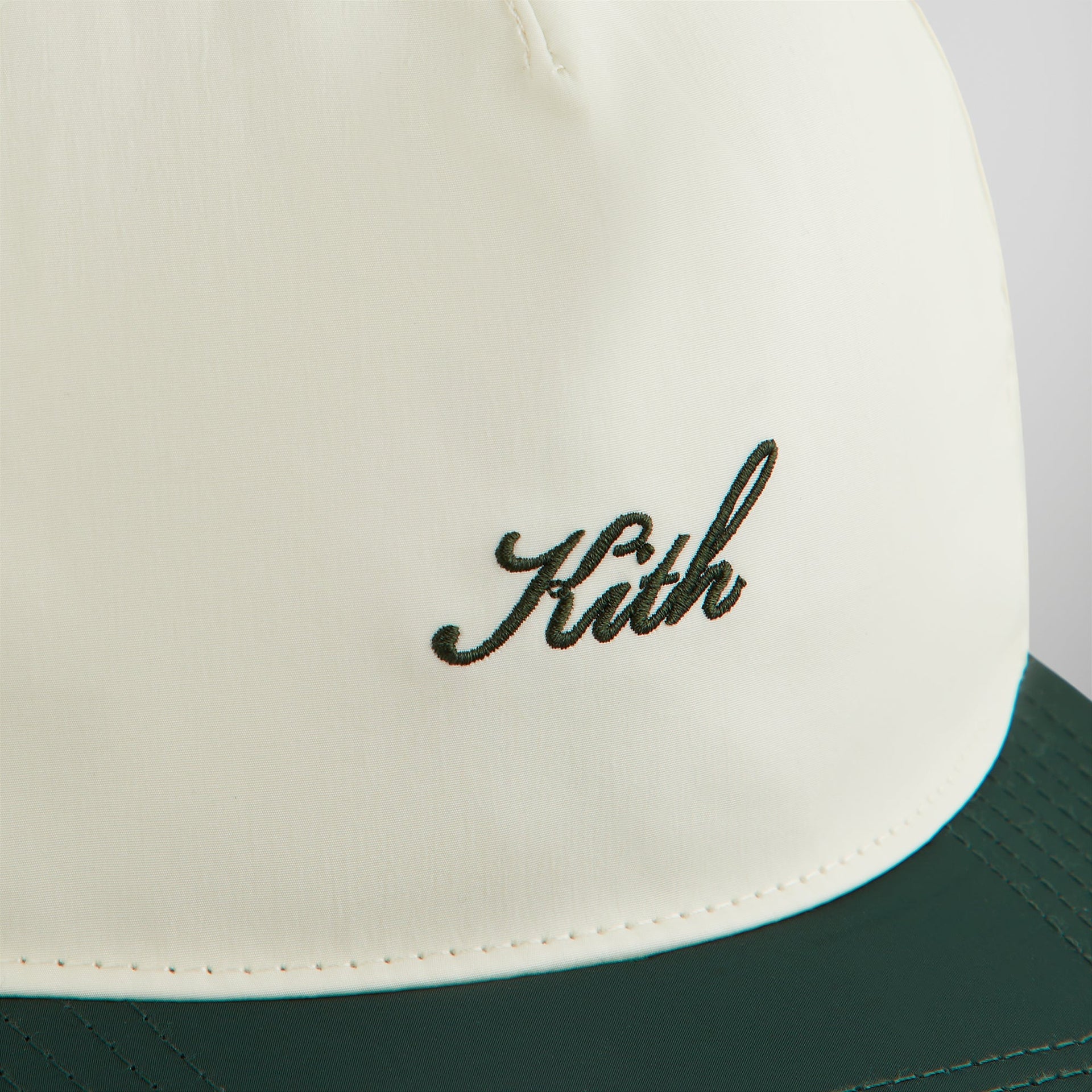 Kith Two Tone Wrinkle Nylon Bay Low Pinch Crown Cap - Stadium