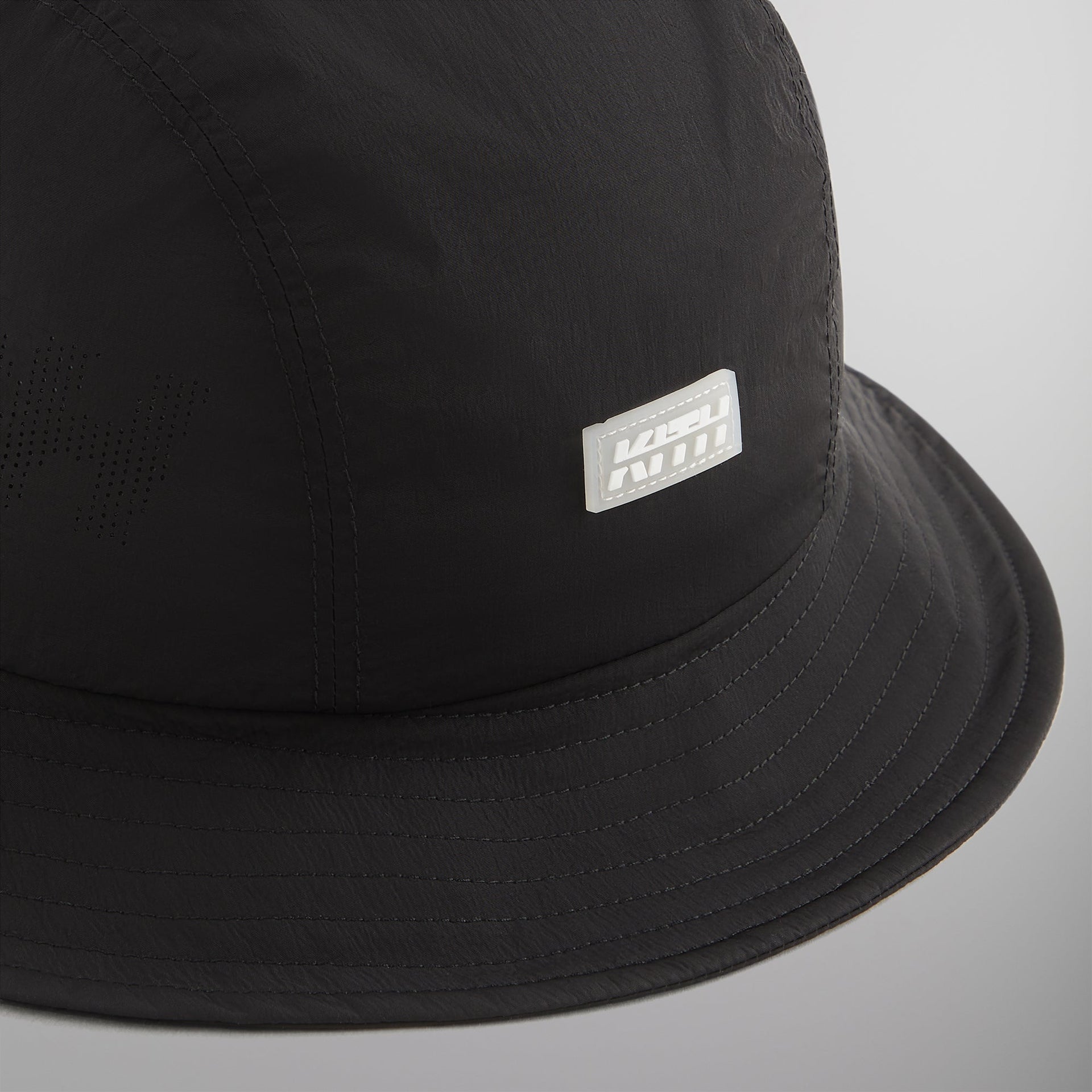 Kith Wrinkle Nylon Camper Bucket Hat - Black