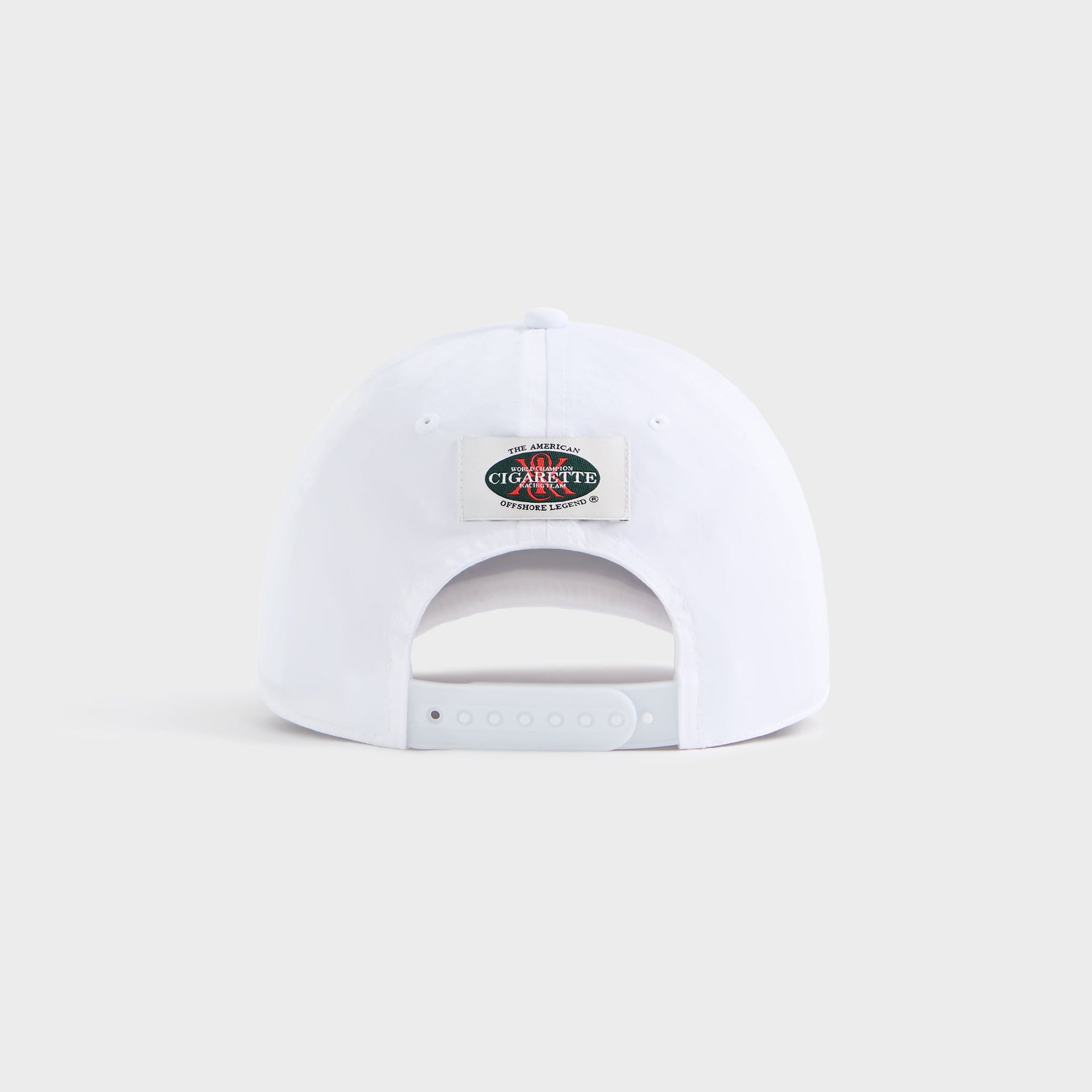 Kith for Cigarette Wrinkle Nylon Bay Speed Low Pinch Crown Snapback - White