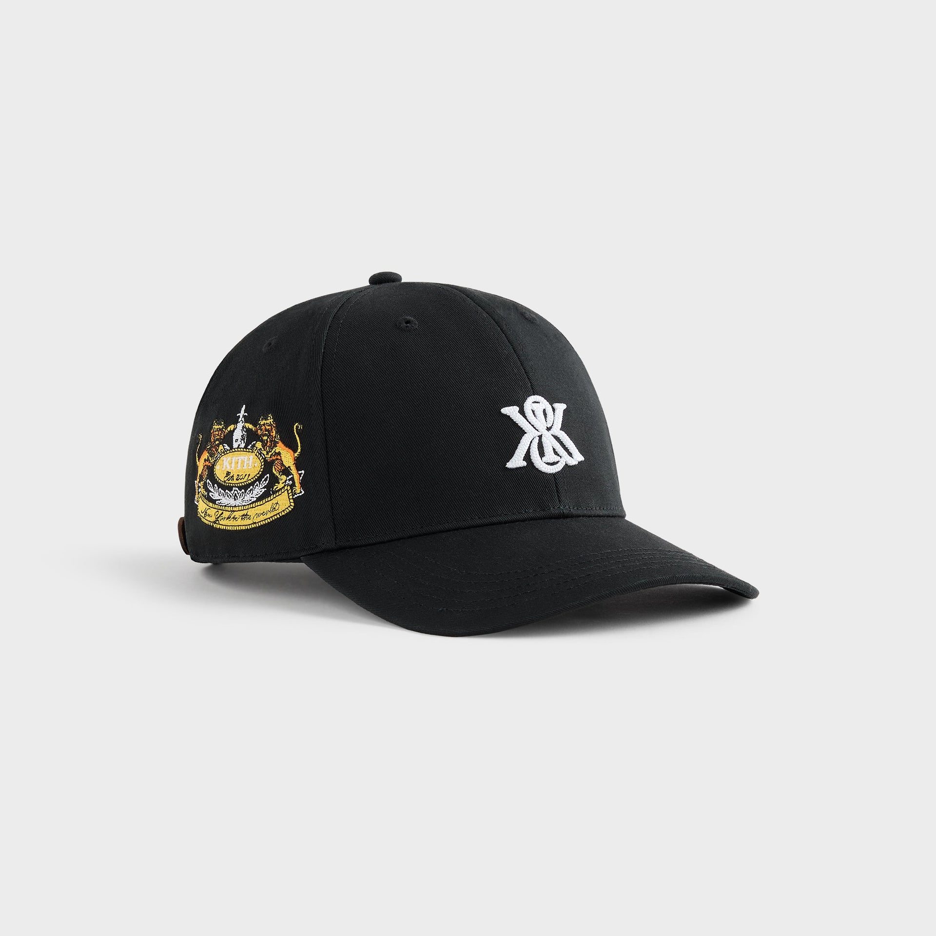 Kith Greenwich Two-Button Twill Classic Cap - Black