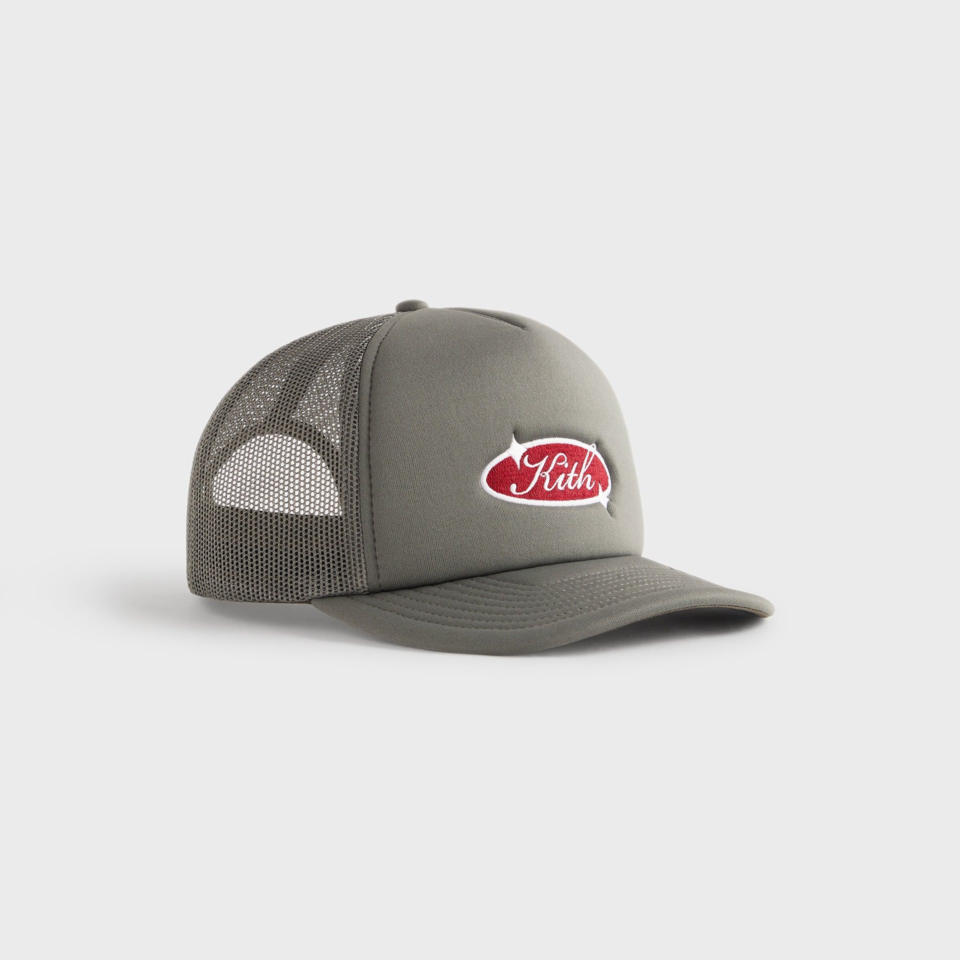 Kith Freeway Logo Poly Foam Nolan Trucker Hat - Caraway