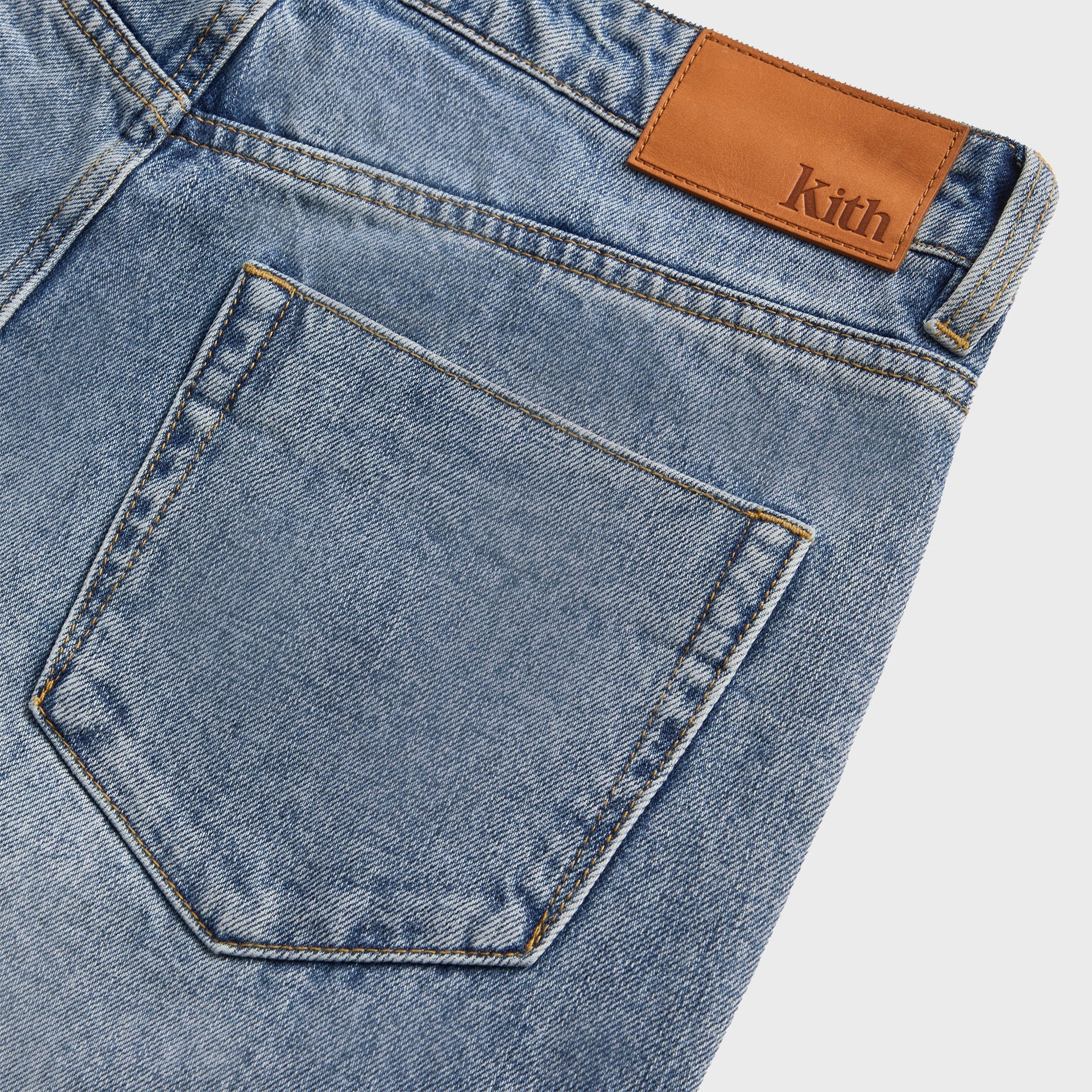 Kith Centre Straight Jean in Dark Indigo