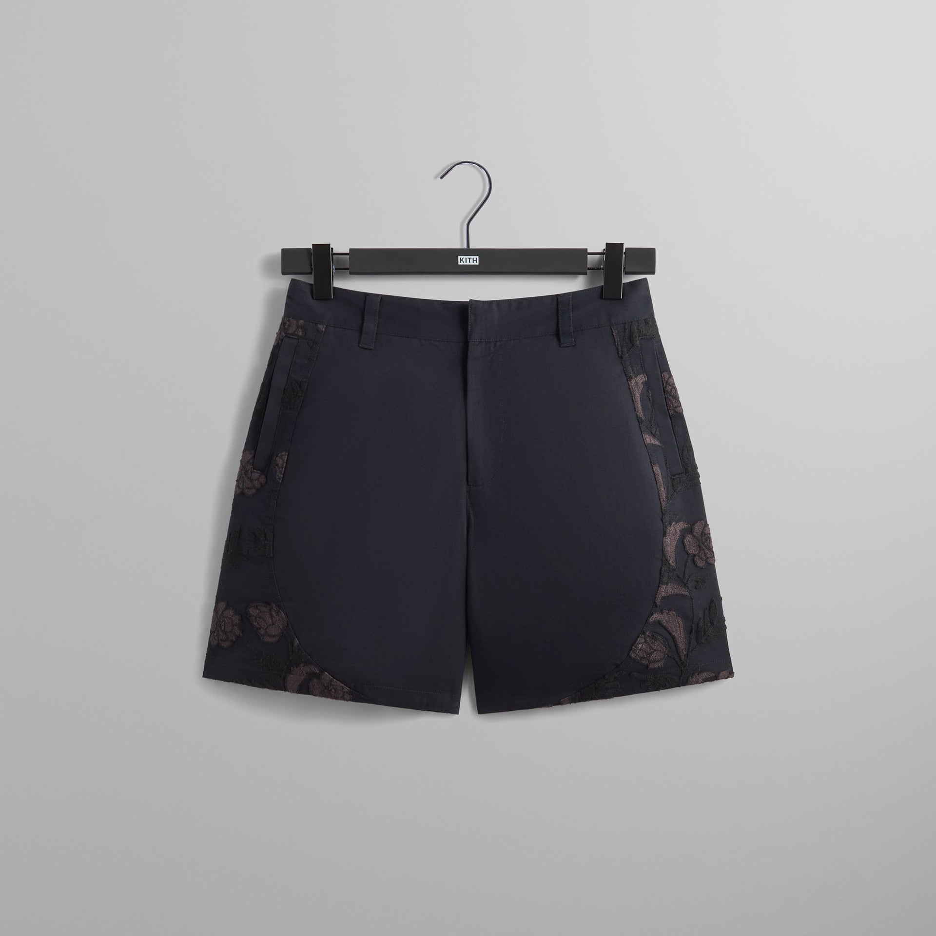 Kith Chain-Stitched Combo Glen Short - Black