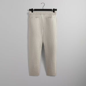 Kith Pinstripe Linen Barrow Pant - Light Heather Grey