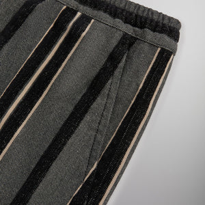 Kith Striped Flannel Barrow Pant - Black