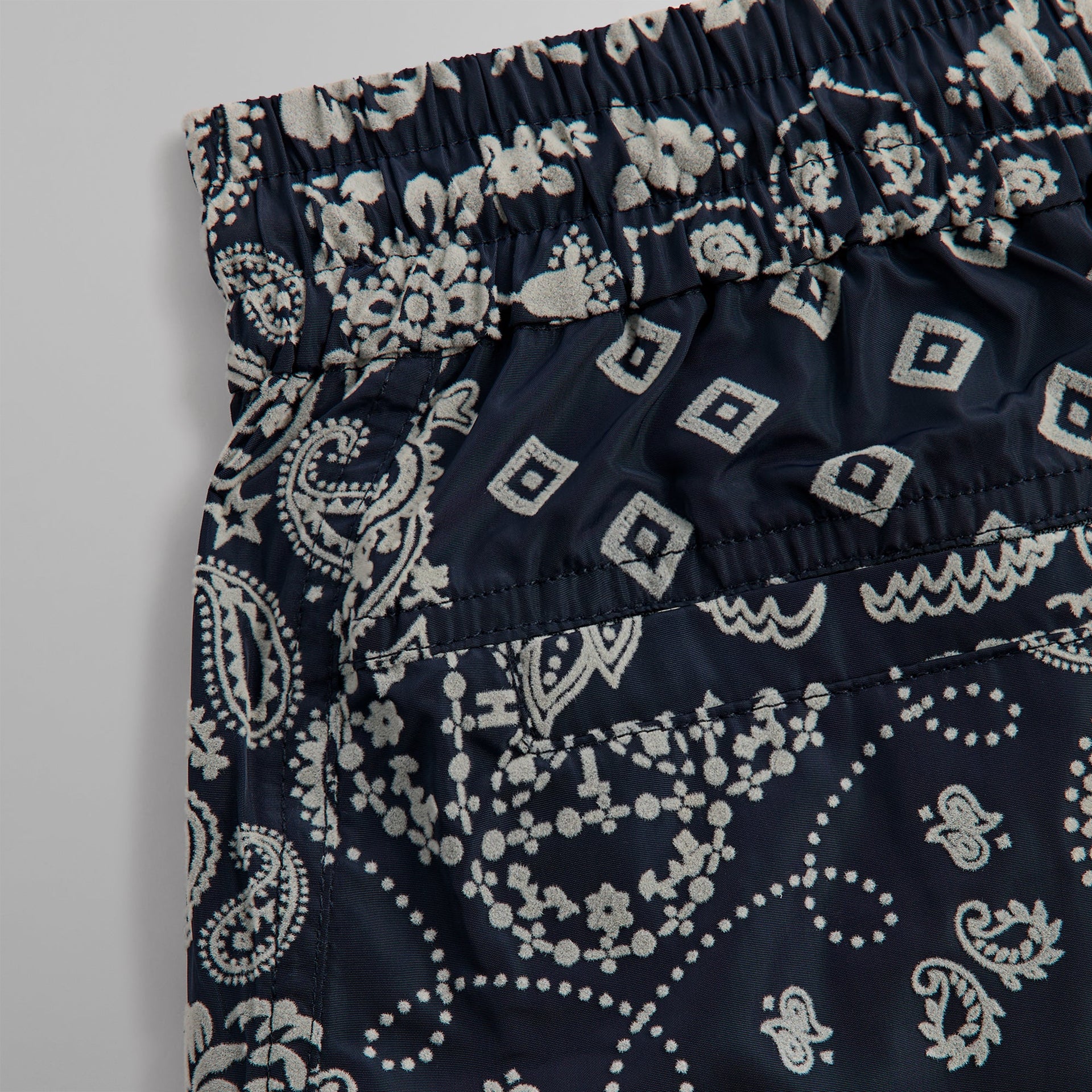 Kith Flocked Deconstructed Bandana Mercer 8 Pant - Nocturnal