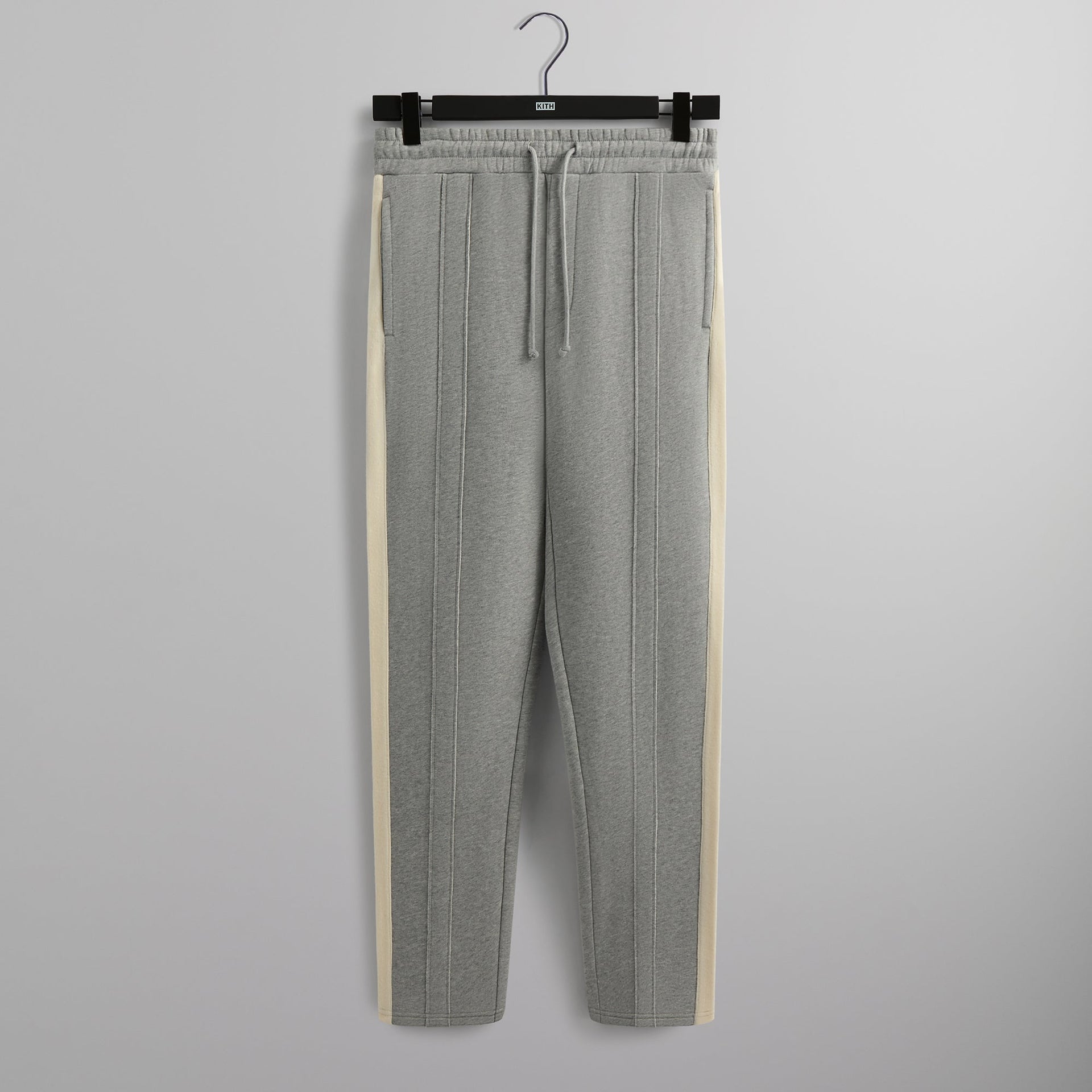 Kith Bryson Panelled Sweatpant - Mid Heather Grey