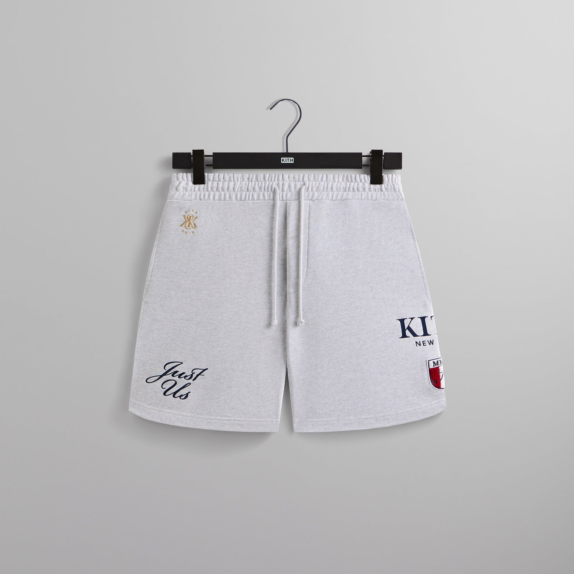 Kith Fleece Curtis Short - Light Heather Grey