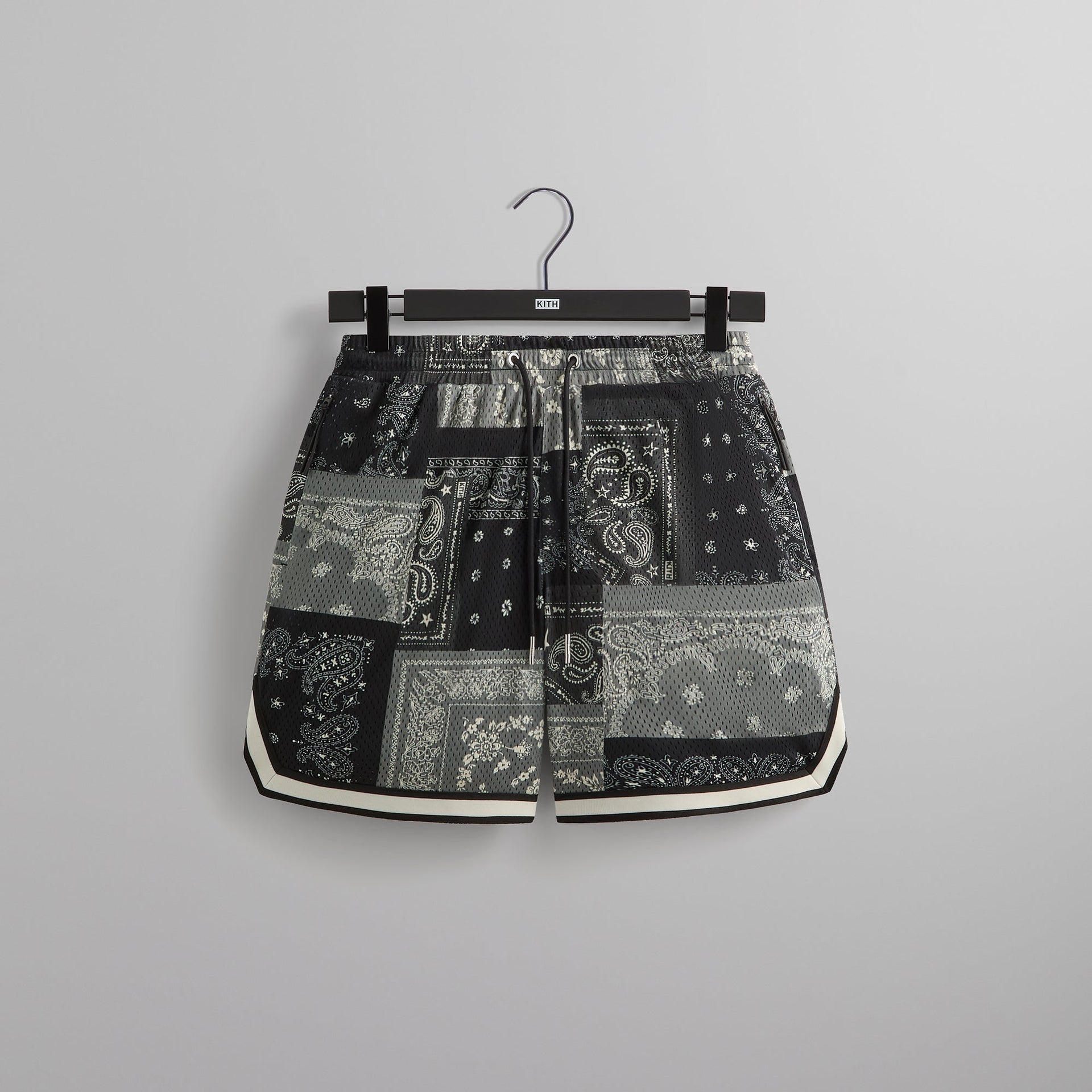 Kith Printed Mesh Curtis Short - Black