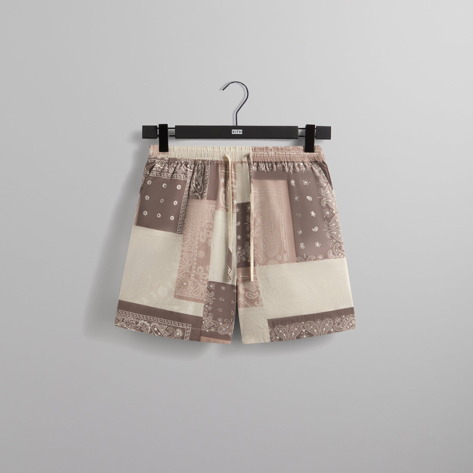 Kith Washed Cotton Bandana Active Short - Overcast