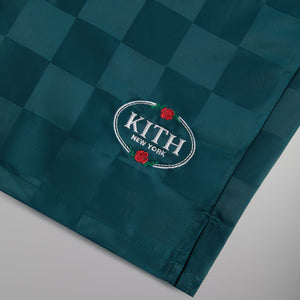 Kith Checkered Satin Collins Short - Chronicle