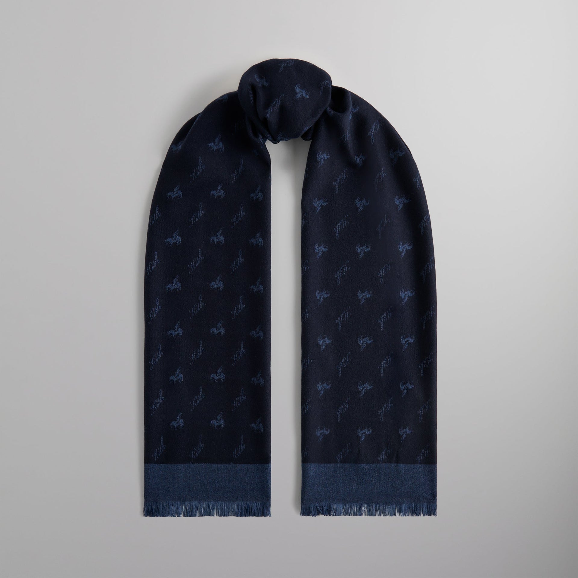 Kith Pegasus Monogram Scarf - Nocturnal