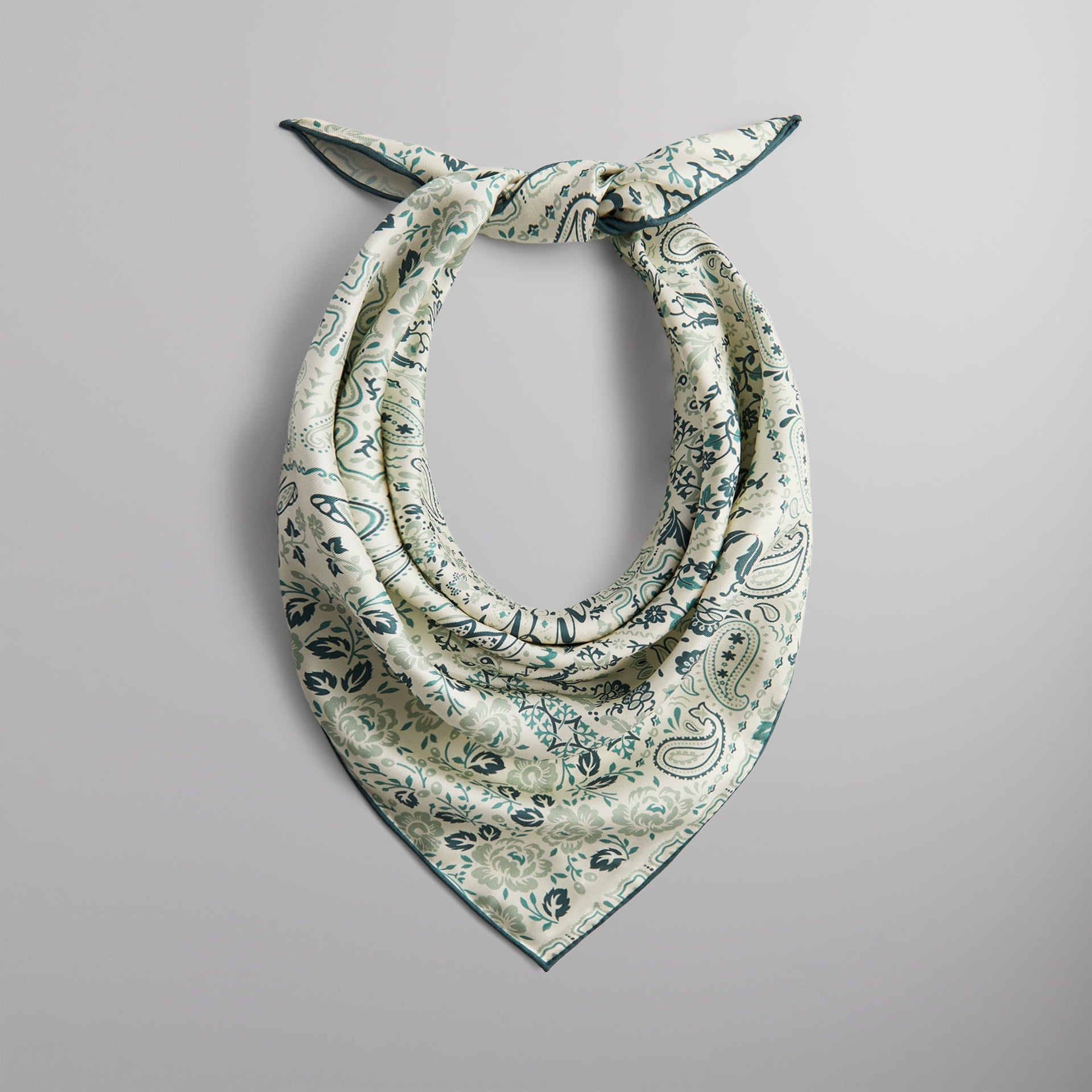 Kith Paisley Bandana Silk Scarf - Tranquility