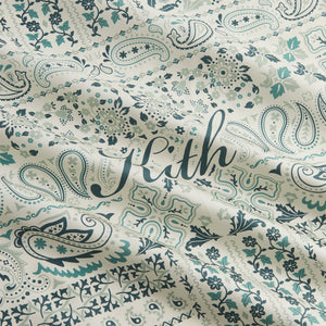 Kith Paisley Bandana Silk Scarf - Tranquility