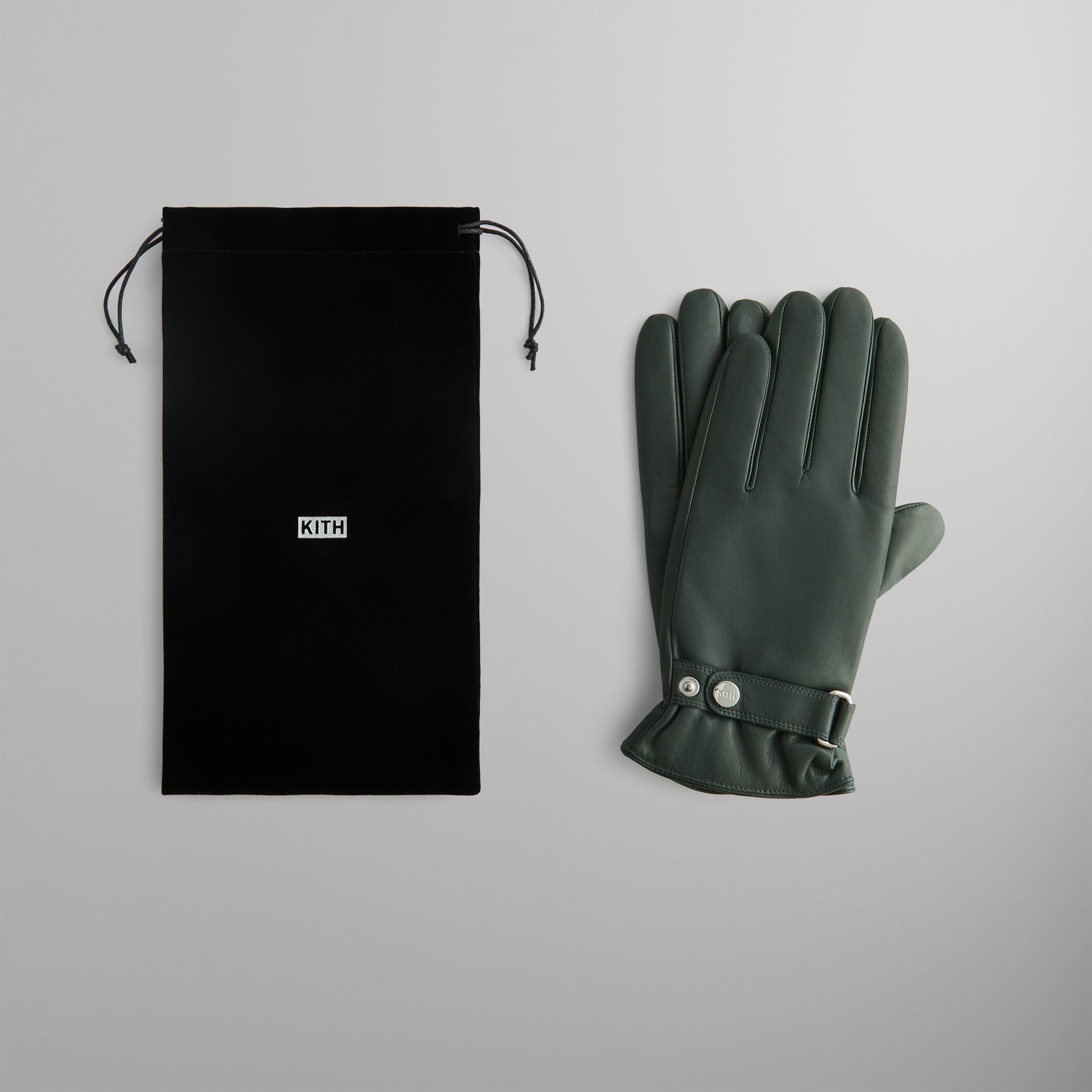 Kith Manhattan Leather Gloves - Stadium