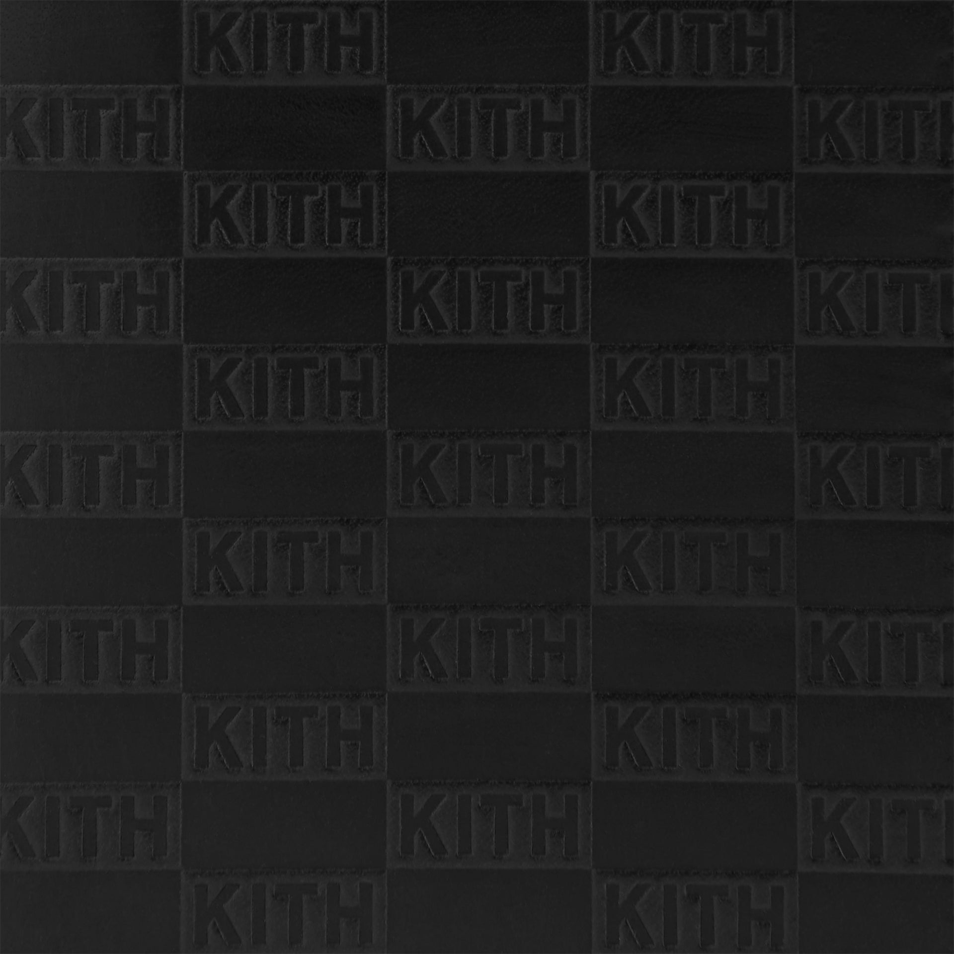 Kith Monogram Bi-Fold Wallet - Black