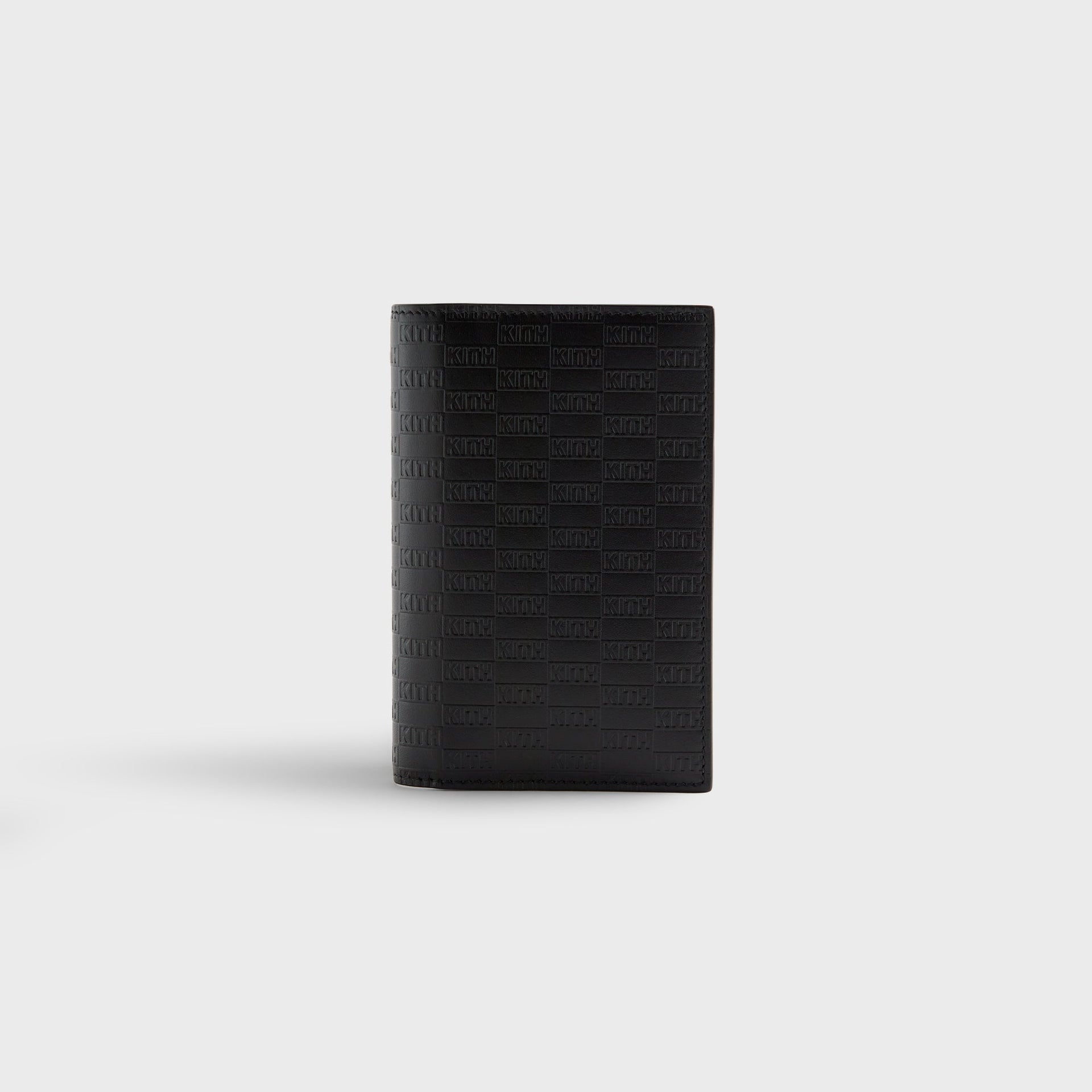 Kith Monogram Passport Holder in Black