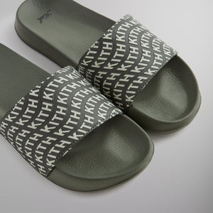 Kith Wave Monogram Slide - Tinge