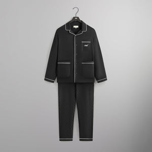 Kithmas Crest Monogram Pajama Set - Black