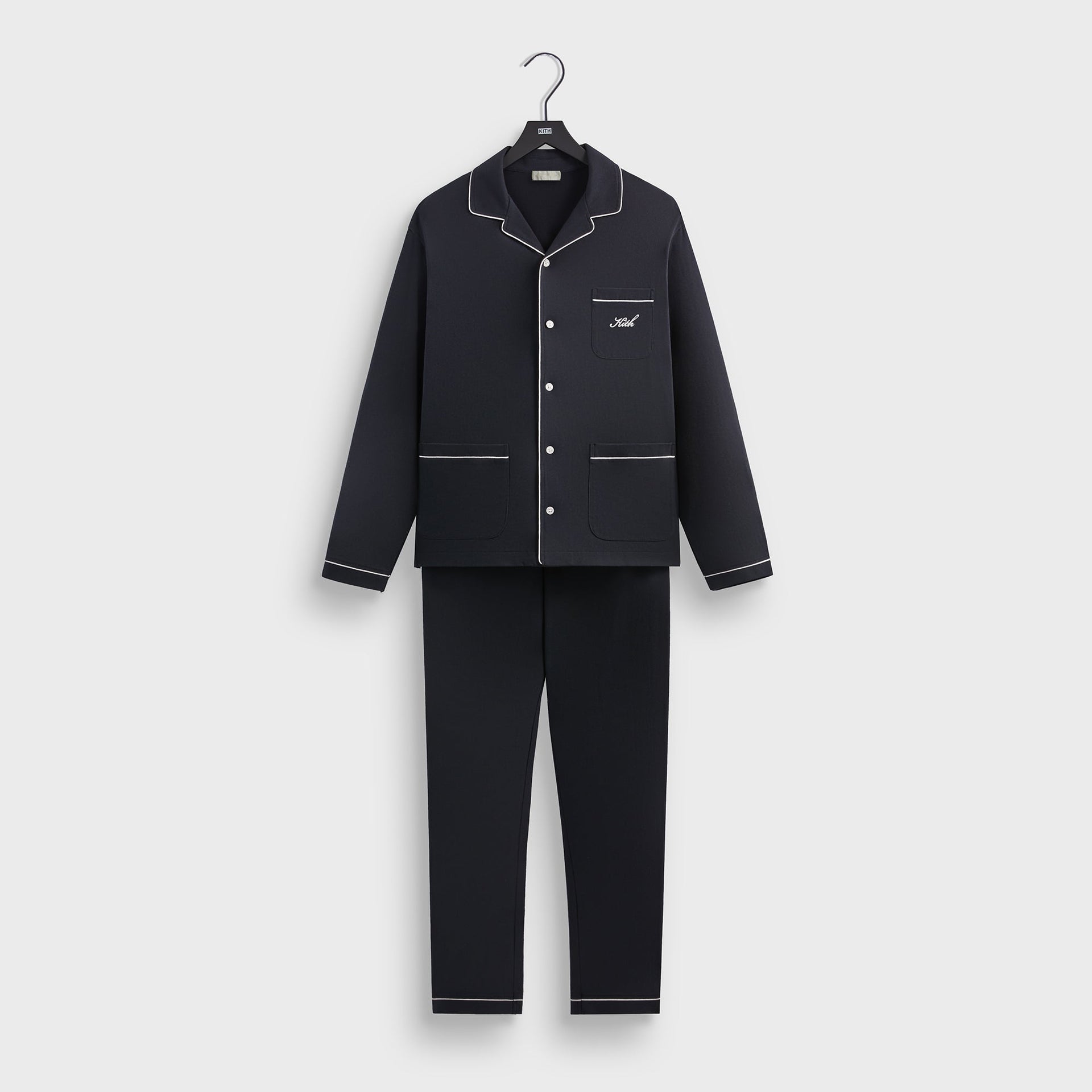 Kith Script Pajama Set in Black