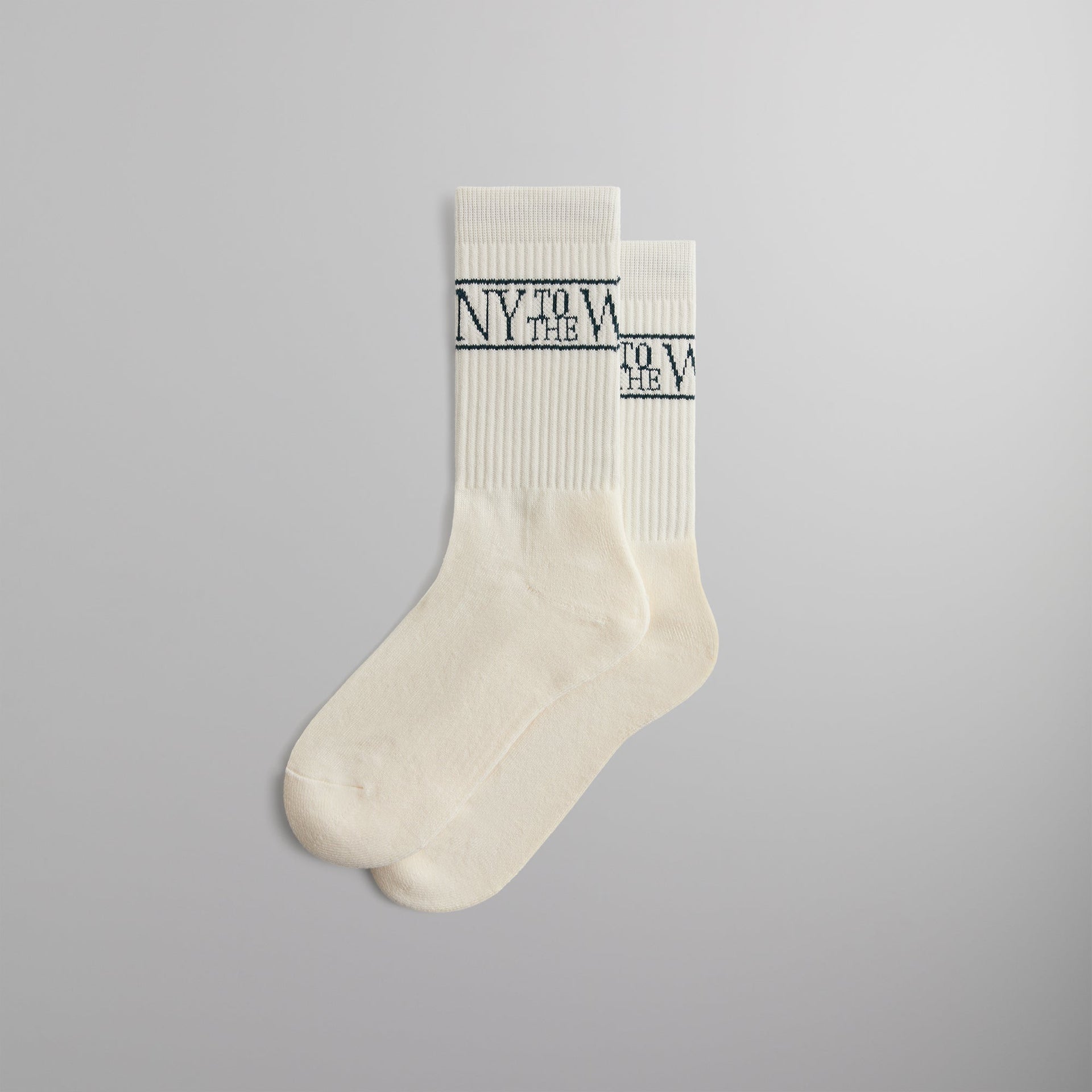 Kith NY to the World Crew Socks - White