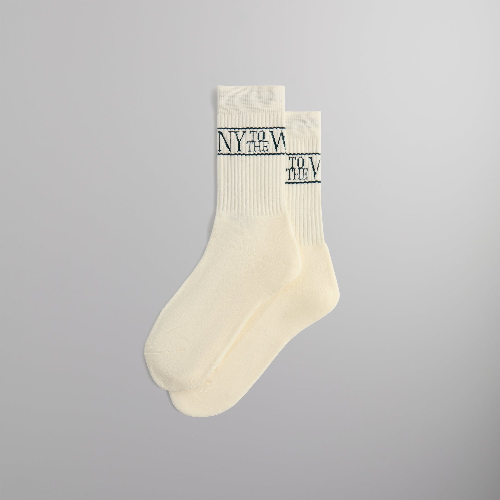 Kith NY to the World Crew Socks - White