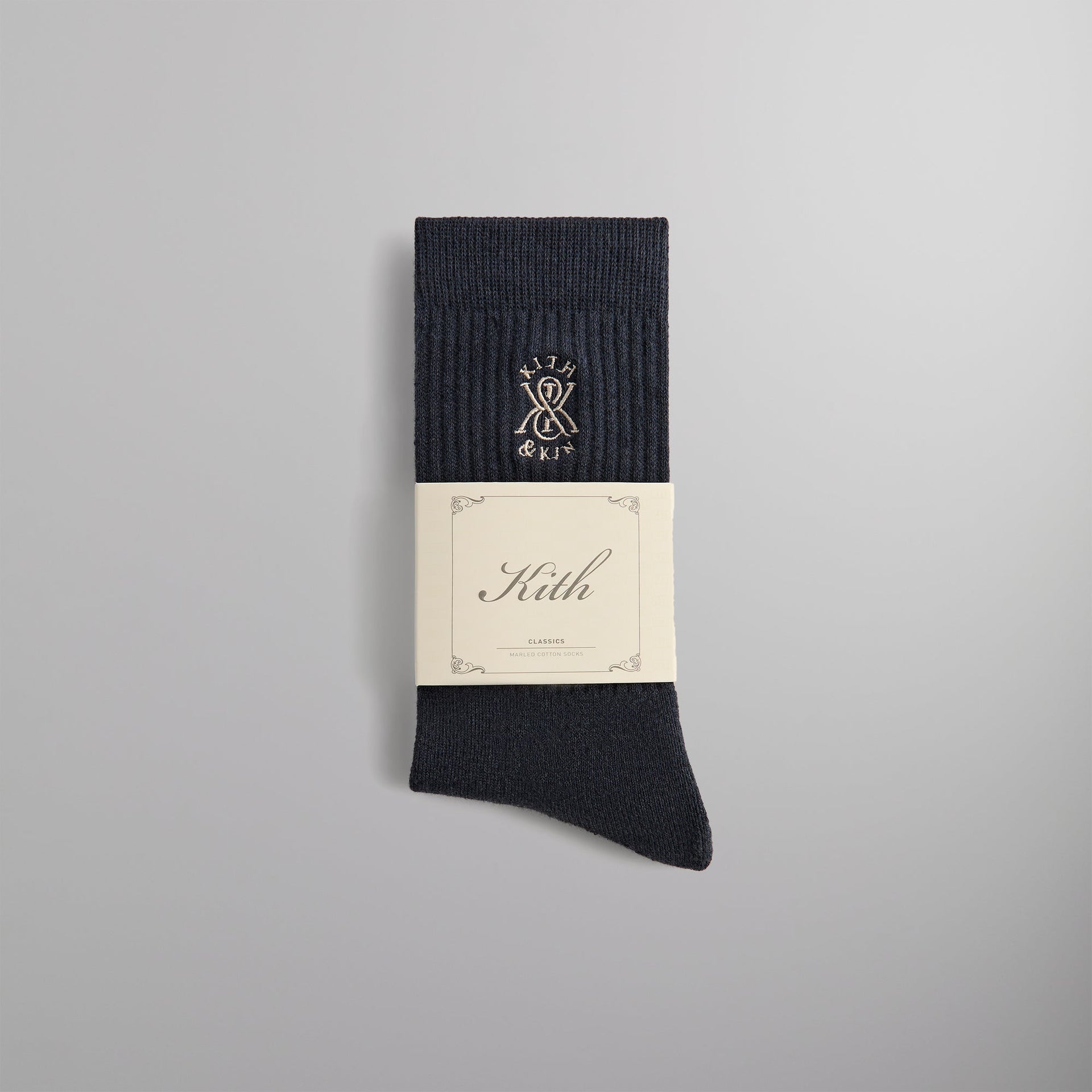 Kith Crest Socks - Ink