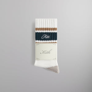 Kith Striped Chunky Crew Socks - Stadium