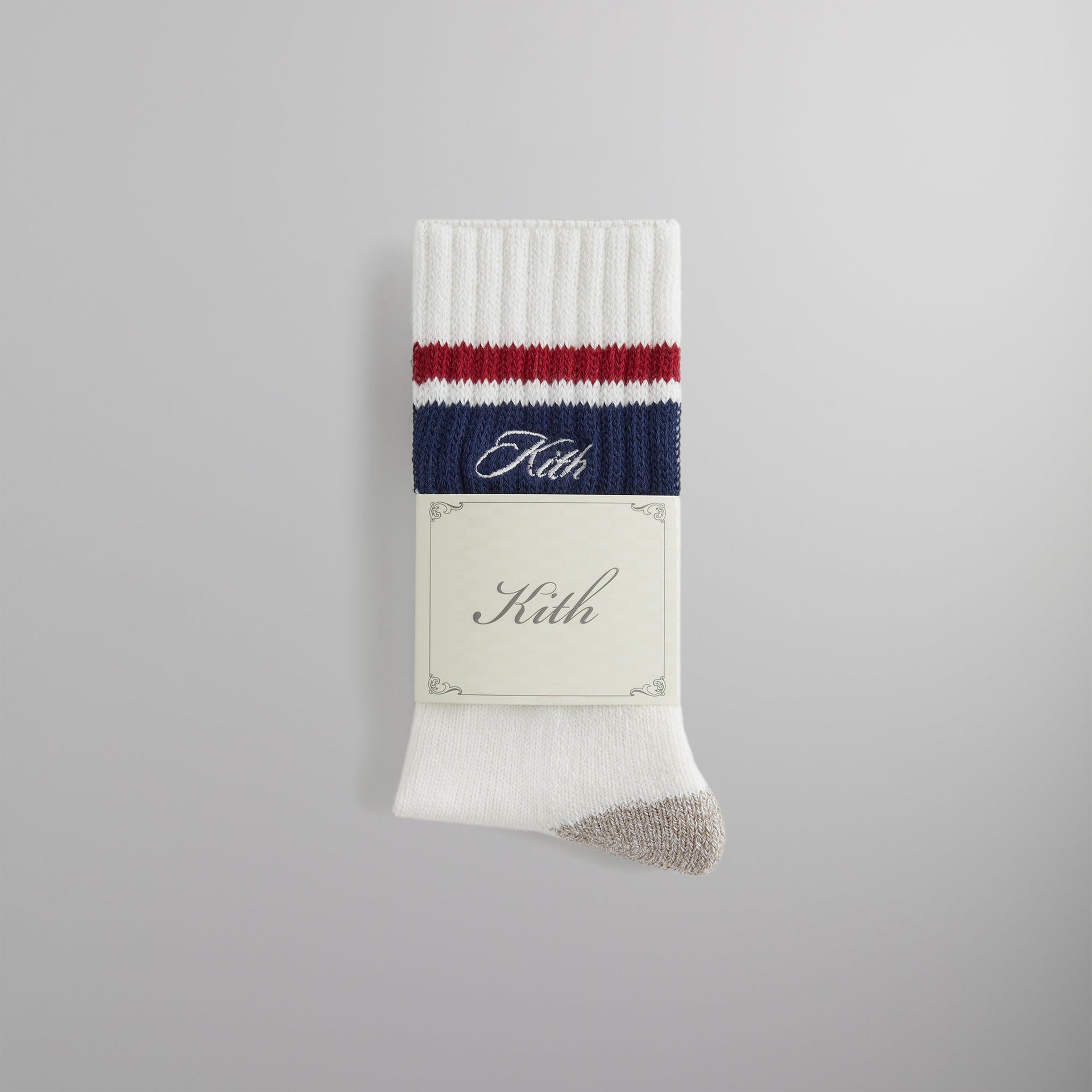 Kith Striped Chunky Crew Socks - Nocturnal