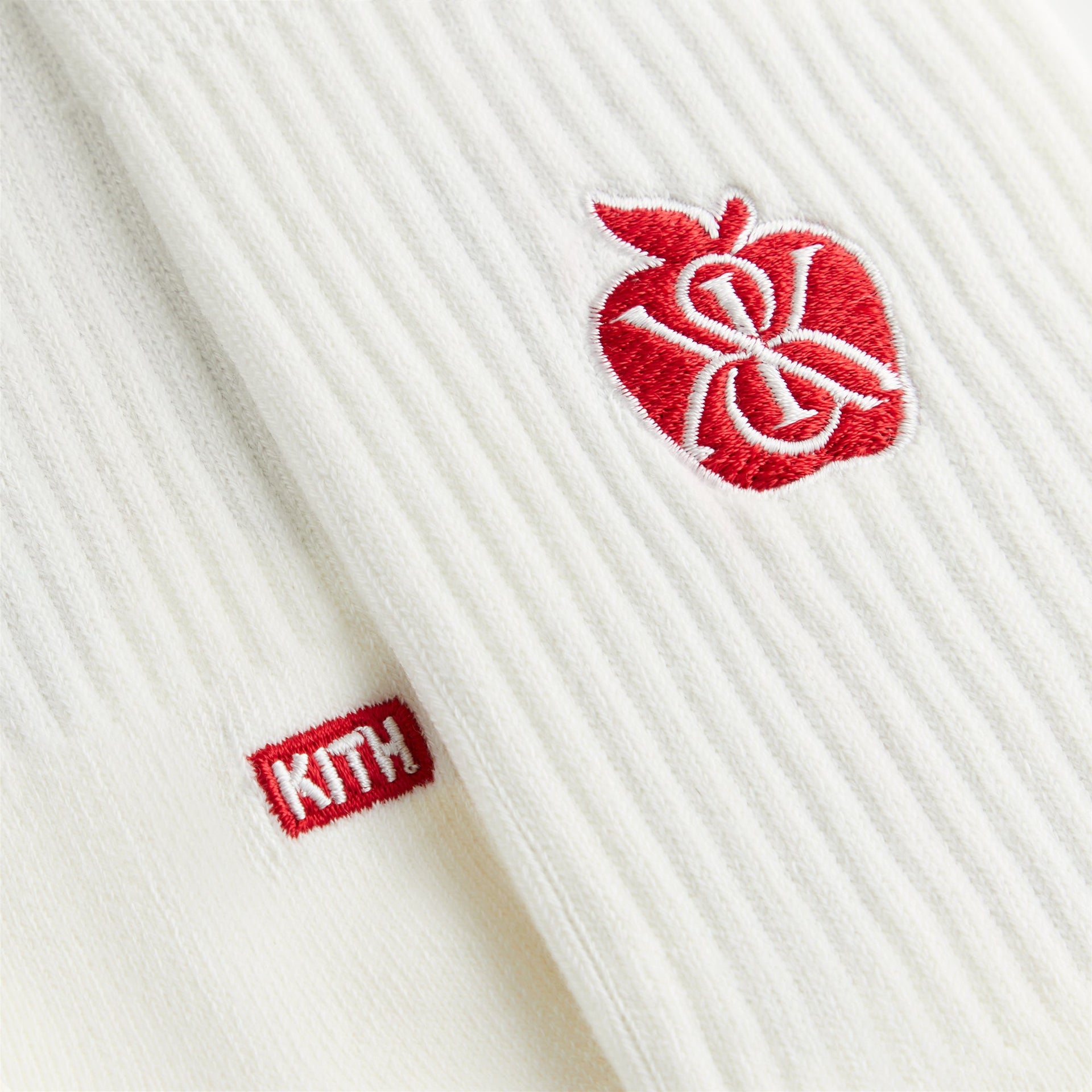 Kith Apple Crest Embroidered Socks - Silk