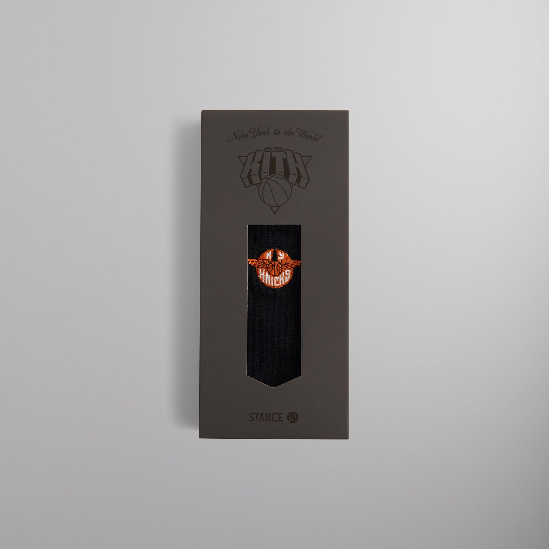 Kith & Stance for the New York Knicks Wingman Crew Socks - Black