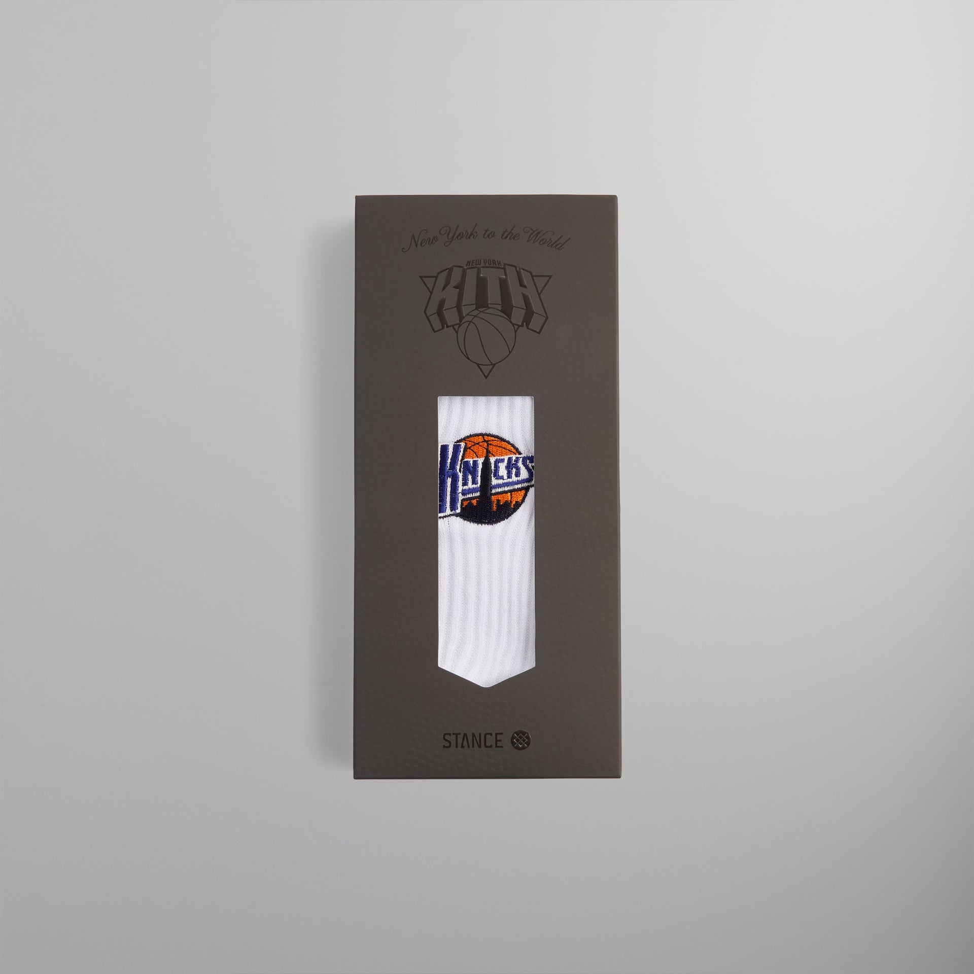 Kith & Stance for the New York Knicks New York City Crew Socks - Silk