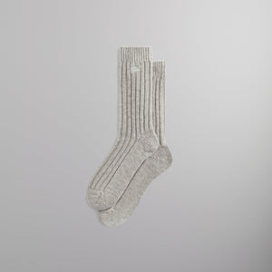 Kith Wool Socks - Light Heather Grey