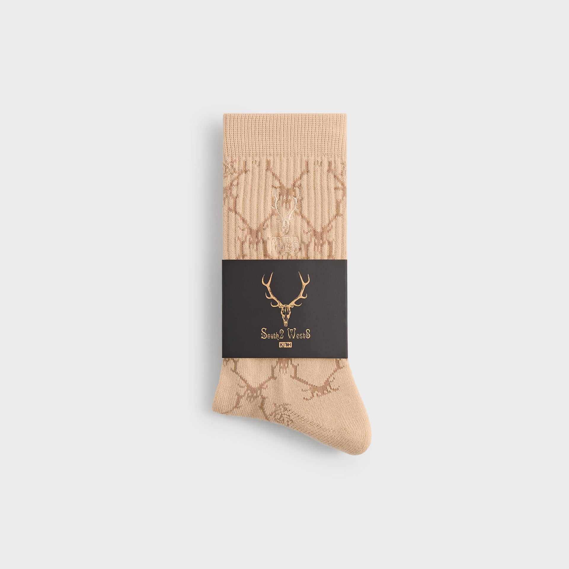 Kith for South2 West8 Monogram Jacquard Crew Socks - Eternal