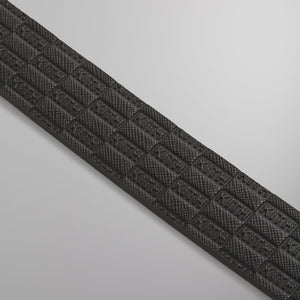 Kith Monogram Saffiano Leather Belt - Black