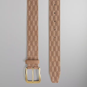 Kith Monogram Suede Leather Belt - Loft