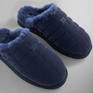 Kithmas Puffed Logo Slippers - Nocturnal