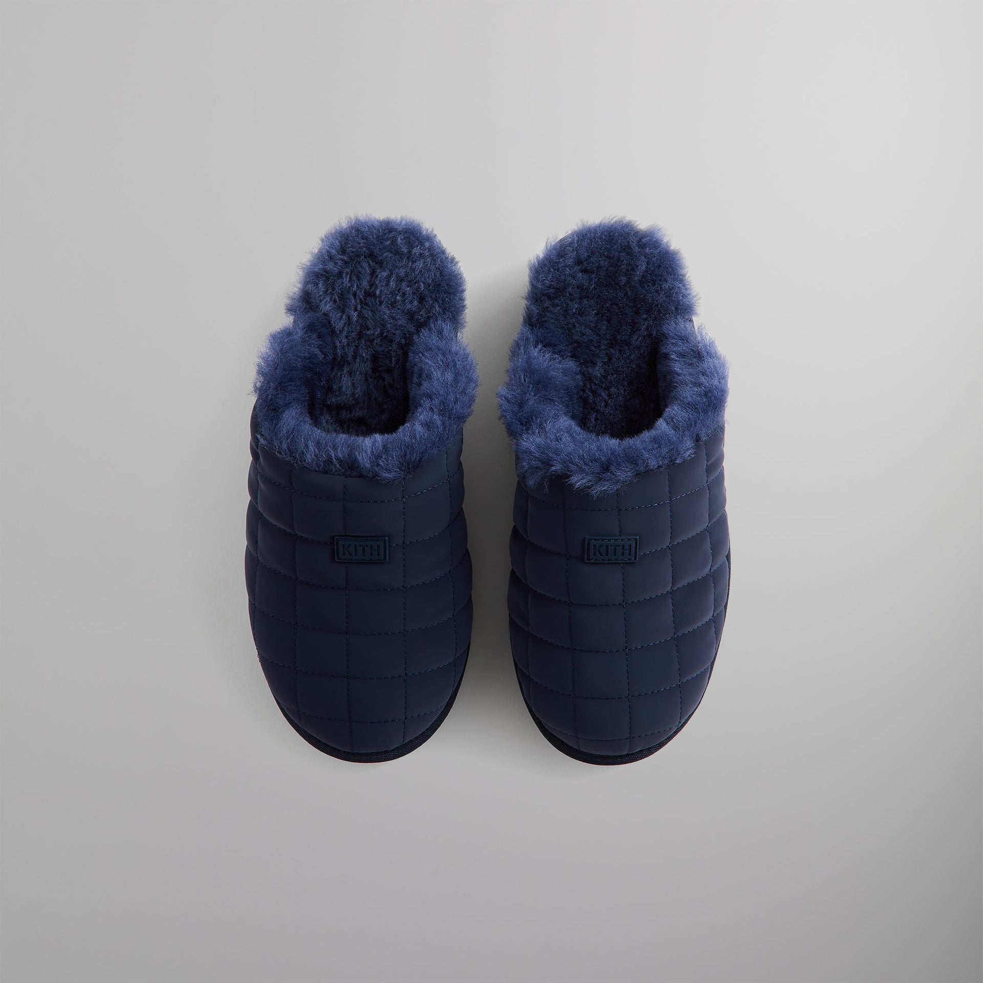 Kithmas Puffed Logo Slippers - Nocturnal