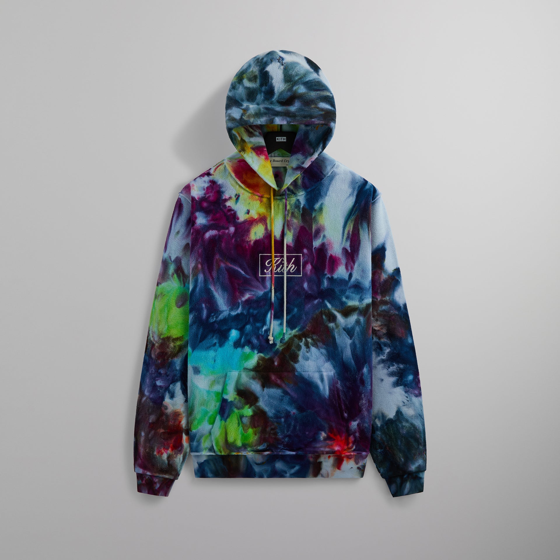 Kith for Advisory Board Crystals Tie Dye Hoodie - Blue