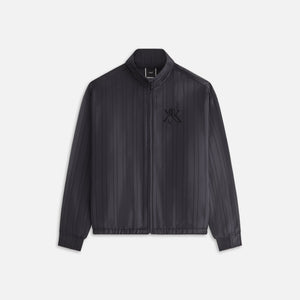 Kith Women Wrenley Satin Crest Track Jacket - Black