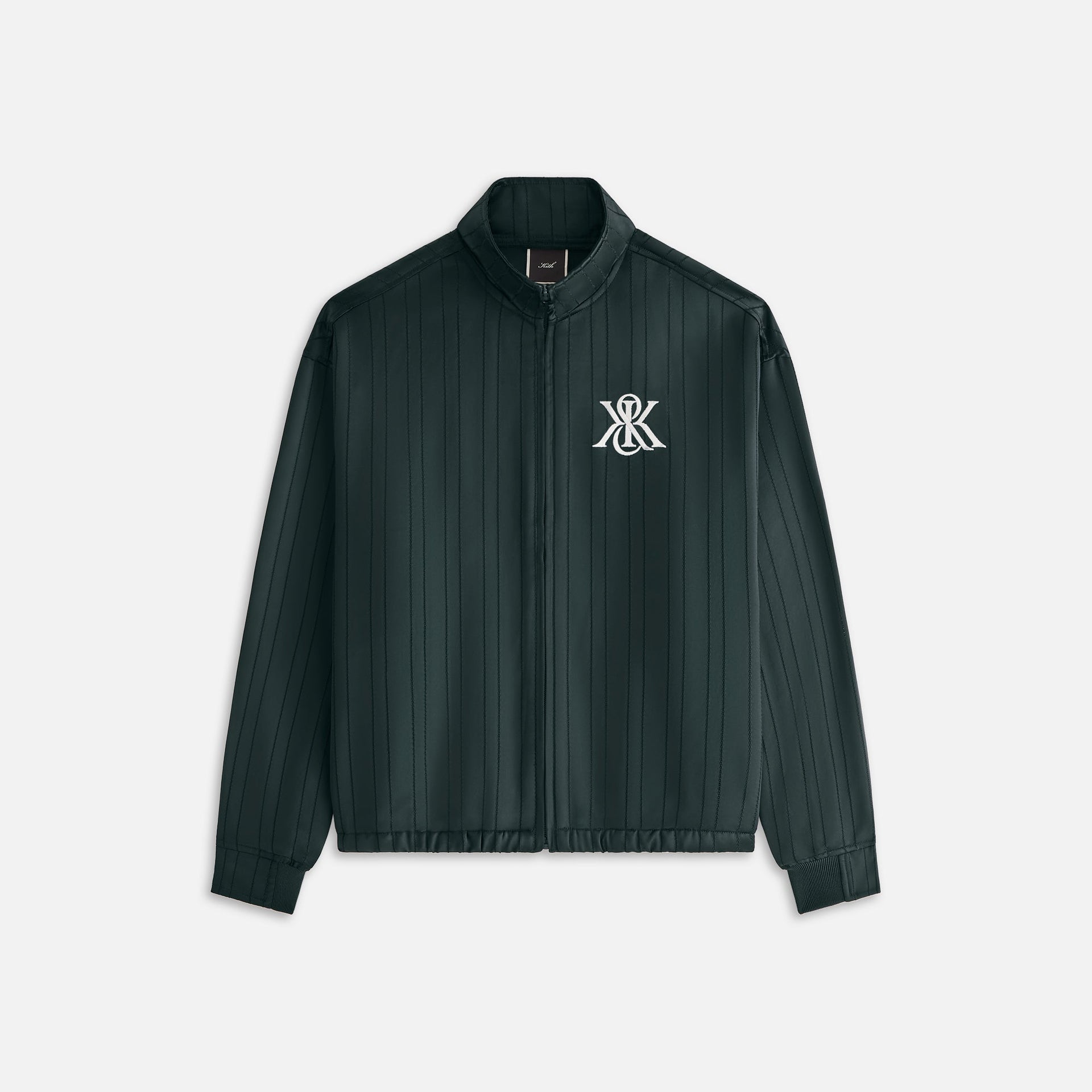 Kith Women Wrenley Satin Crest Track Jacket - Stadium