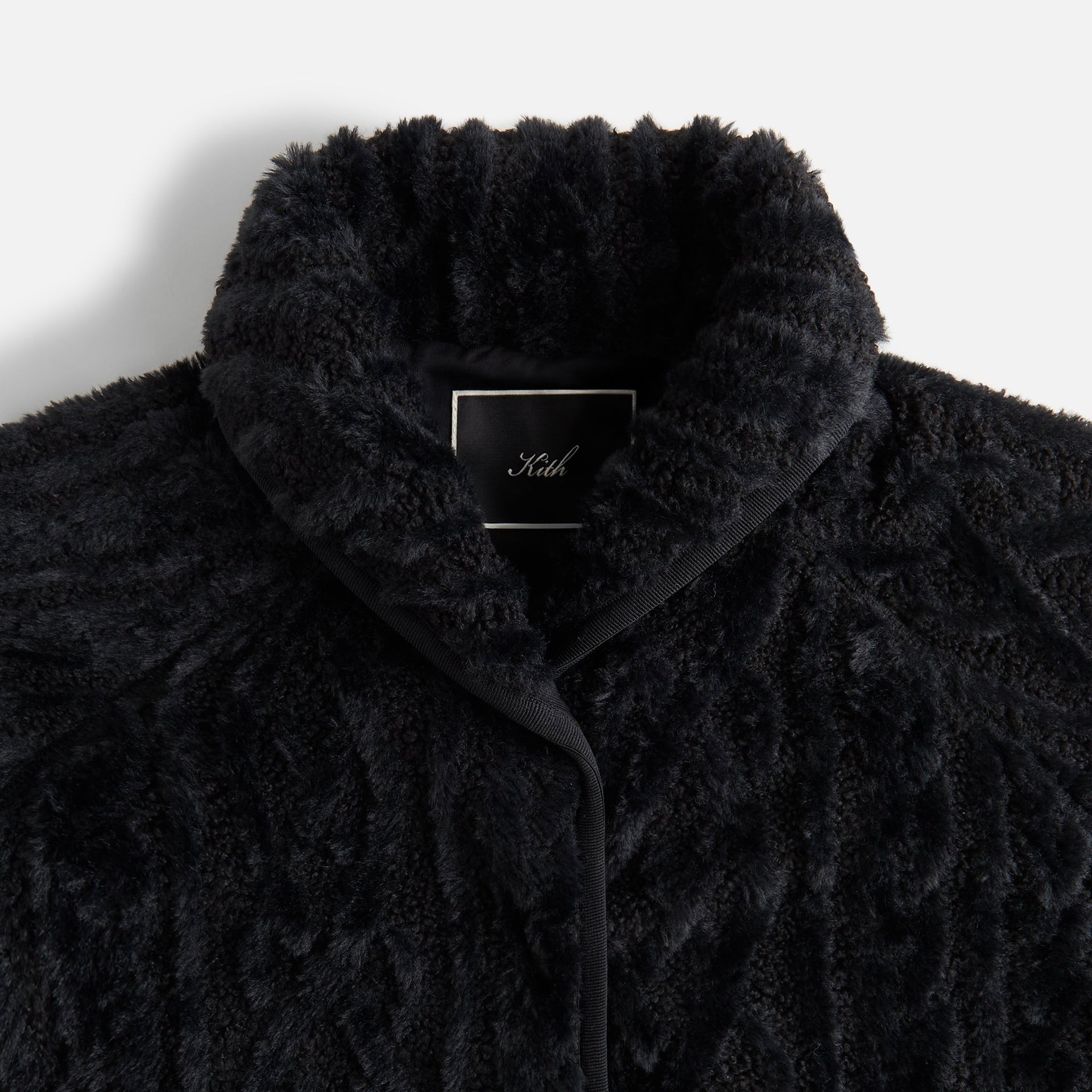 Kith Women Grayson Cable Sherpa Jacket - Black